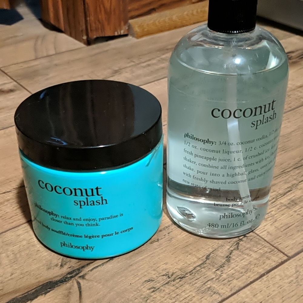 Philosophy coconut splash duo cream and spritz